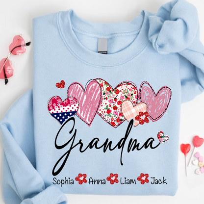 Valentine's Day Heart Grandma Life And Kids LTP01