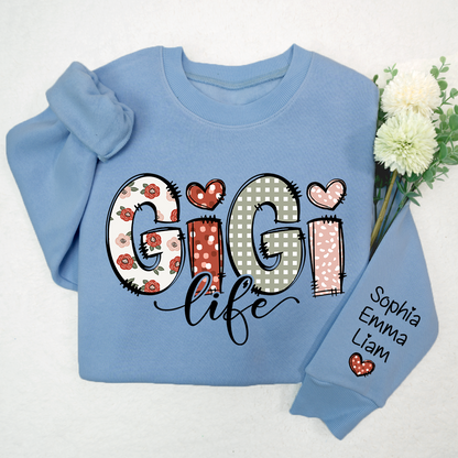 Custom Gigi Life And Grandkids Sweatshirt