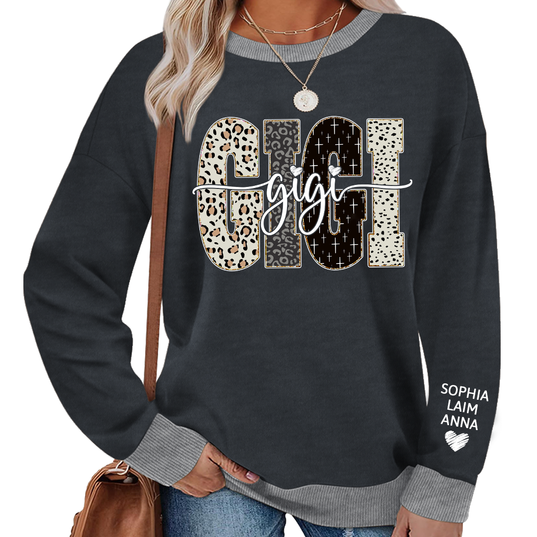 Bible Style Design, Sweatshirt MIX  Custom Gift For Gigi And Her Grandchildren
