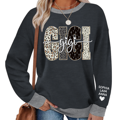 Bible Style Design, Sweatshirt MIX  Custom Gift For Gigi And Her Grandchildren