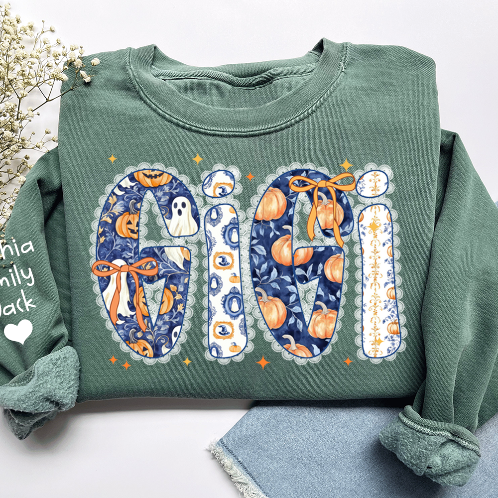 Personalized Fall Pumpkin, Custom Gifts for Gigi and Kids