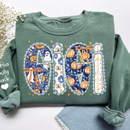 Personalized Fall Pumpkin, Custom Gifts for Gigi and Kids