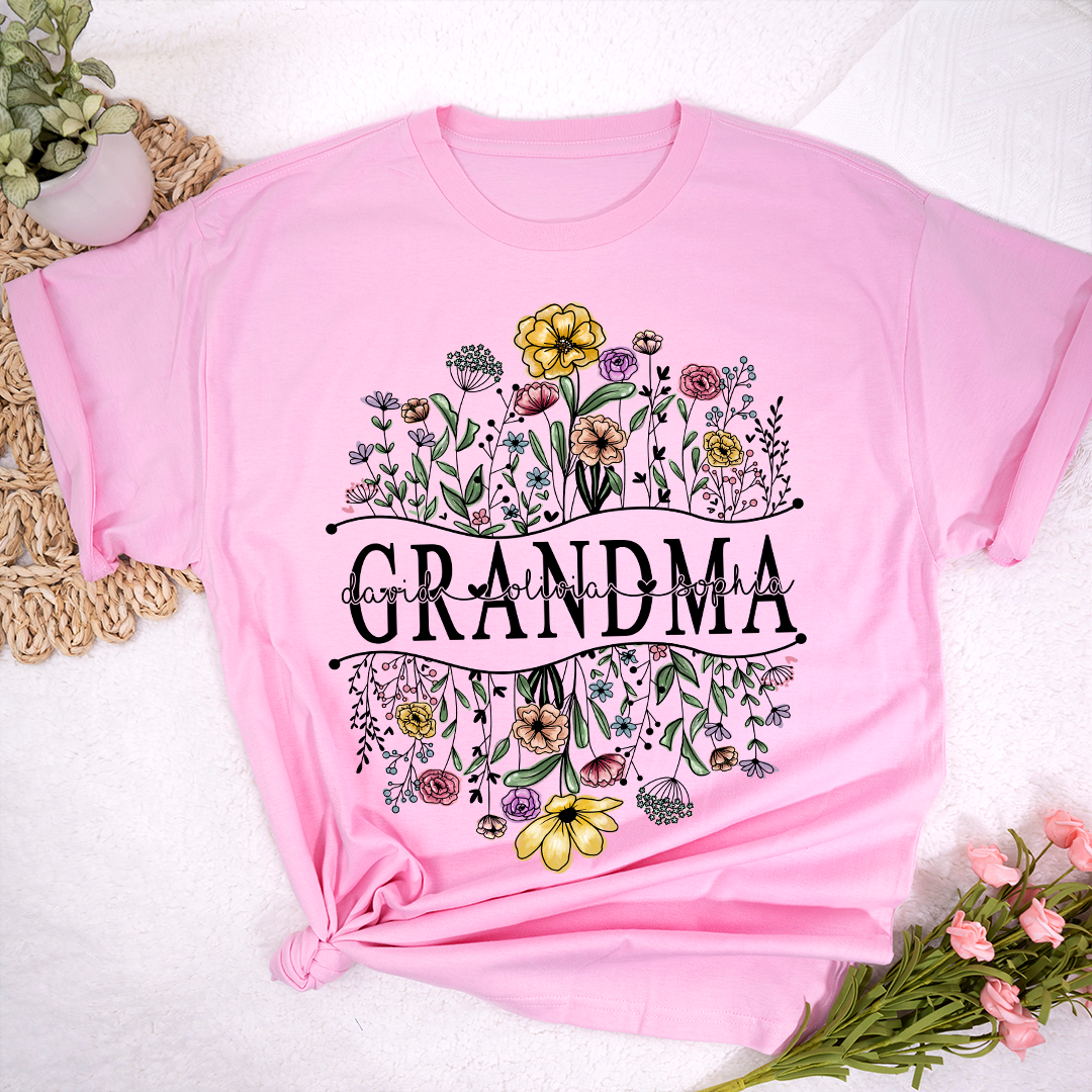 Wildflowers Sketch Grandma And Kids LTP01