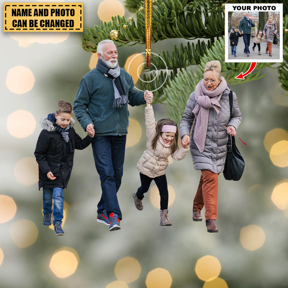 Personalized Photo Ornament 2025, Custom Acrylic Decoration, Unique Christmas Gift For Family Members And Loved Ones