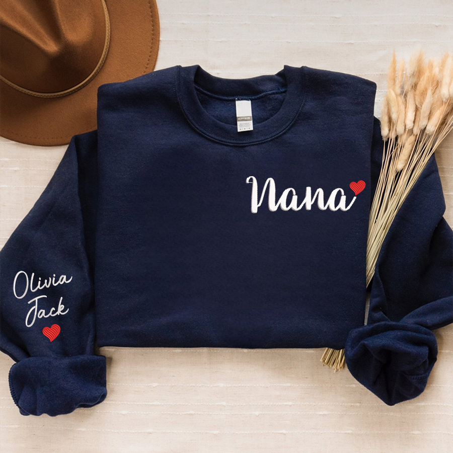 Custom Embroidered Nana Trend Sweatshirt