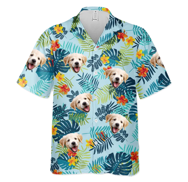 Custom Hawaiian Shirt With Face Baby, Custom Photo Tropical Vibes Only - Family Personalized Face Custom Unisex Hawaiian Shirt