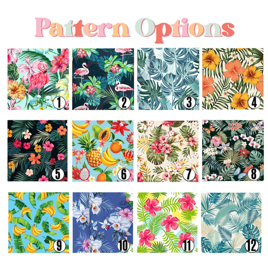 Custom Hawaiian Shirt Colorful Tropical Flowers And Leaves, Personalized Custom Unisex Hawaiian Shirt