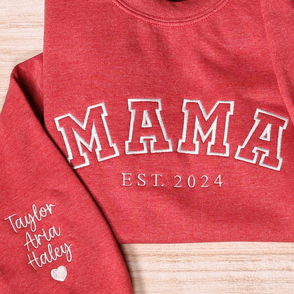 Personalized Grandma And Grandkids Best Gift Christmas Sweatshirt