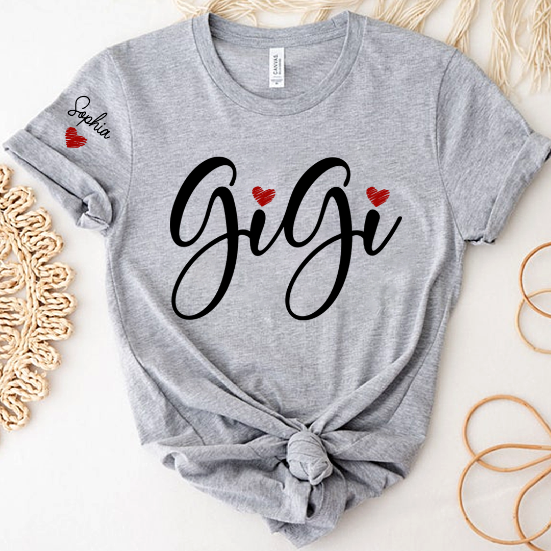 Gigi And Kids Custom T-Shirt 2025, Gift For Grandma
