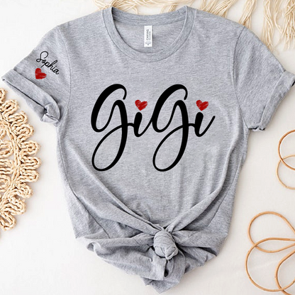 Gigi And Kids Custom T-Shirt 2025, Gift For Grandma