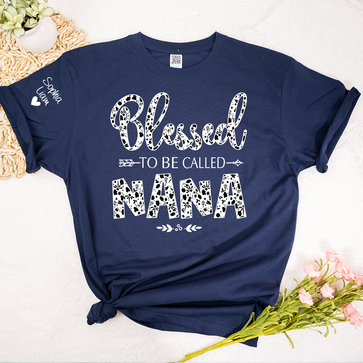 Blessed To Be Called Nana T-Shirt, Grandma Quote Shirt, Meaningful Family Gift for Nana
