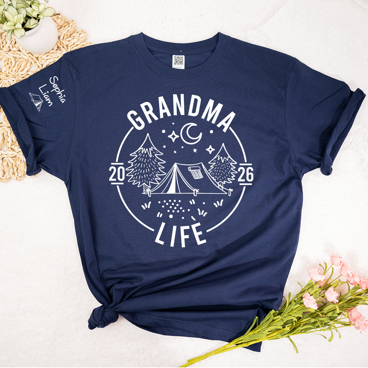 Grandma Life Shirt, Camping Graphic Design, Personalized Year 2026, Outdoor Adventure Gift for Grandma