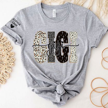 Custom Gigi Shirt Bible Style Design, Custom T-shirt Gift For Gigi And Her Grandchildren