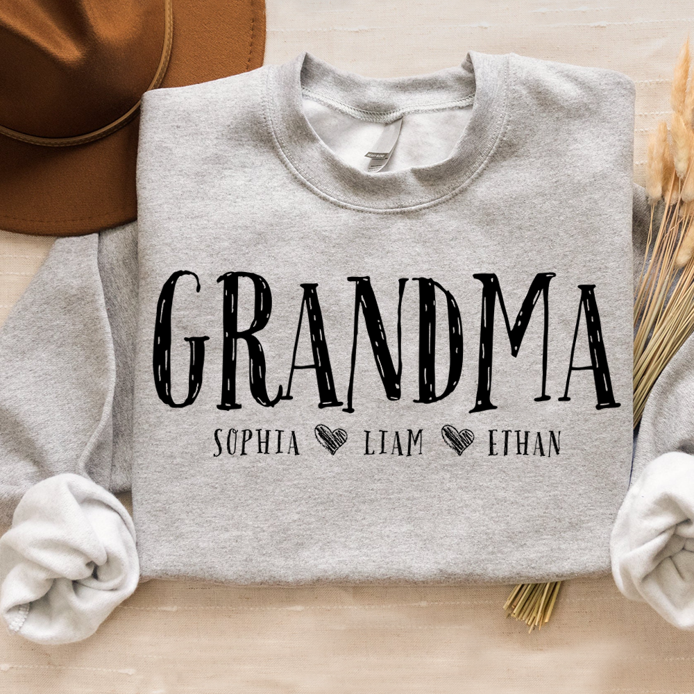 Personalized Nickname Grandma And Kids Names 2025