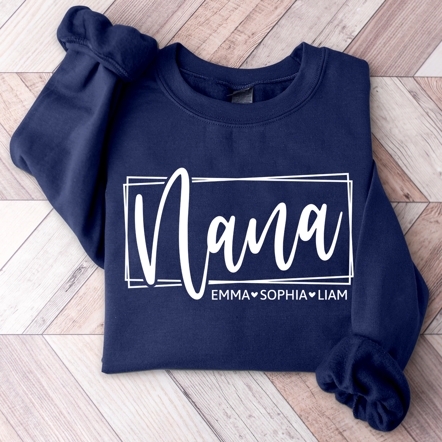 Custom Nana And Grandkids Sweatshirt