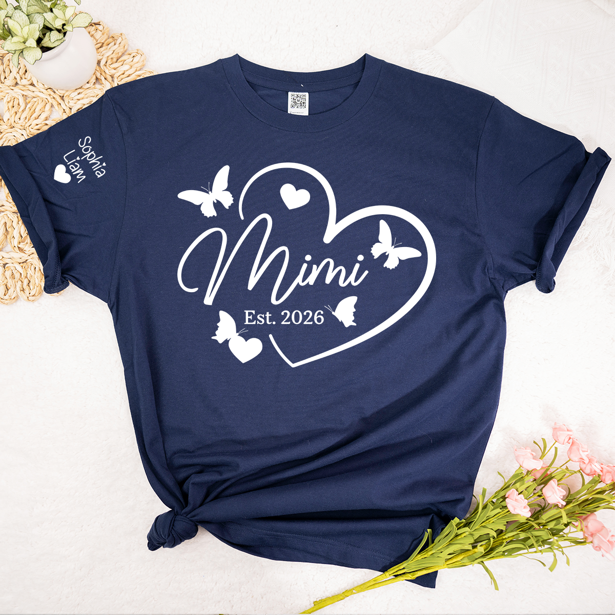 Mimi Est 2026 Shirt, Promoted to Mimi T-Shirt, New Grandma Announcement Gift for Her
