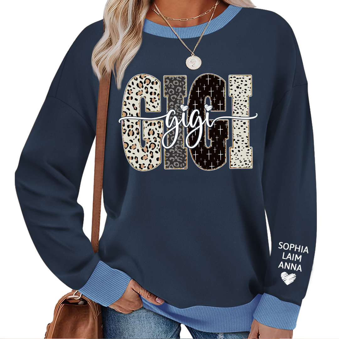 Bible Style Design, Sweatshirt MIX  Custom Gift For Gigi And Her Grandchildren