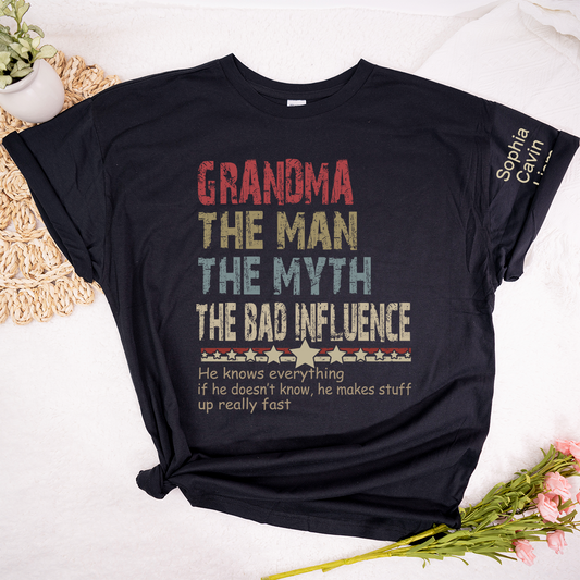 Custom Grandma Legend Influence T-Shirt