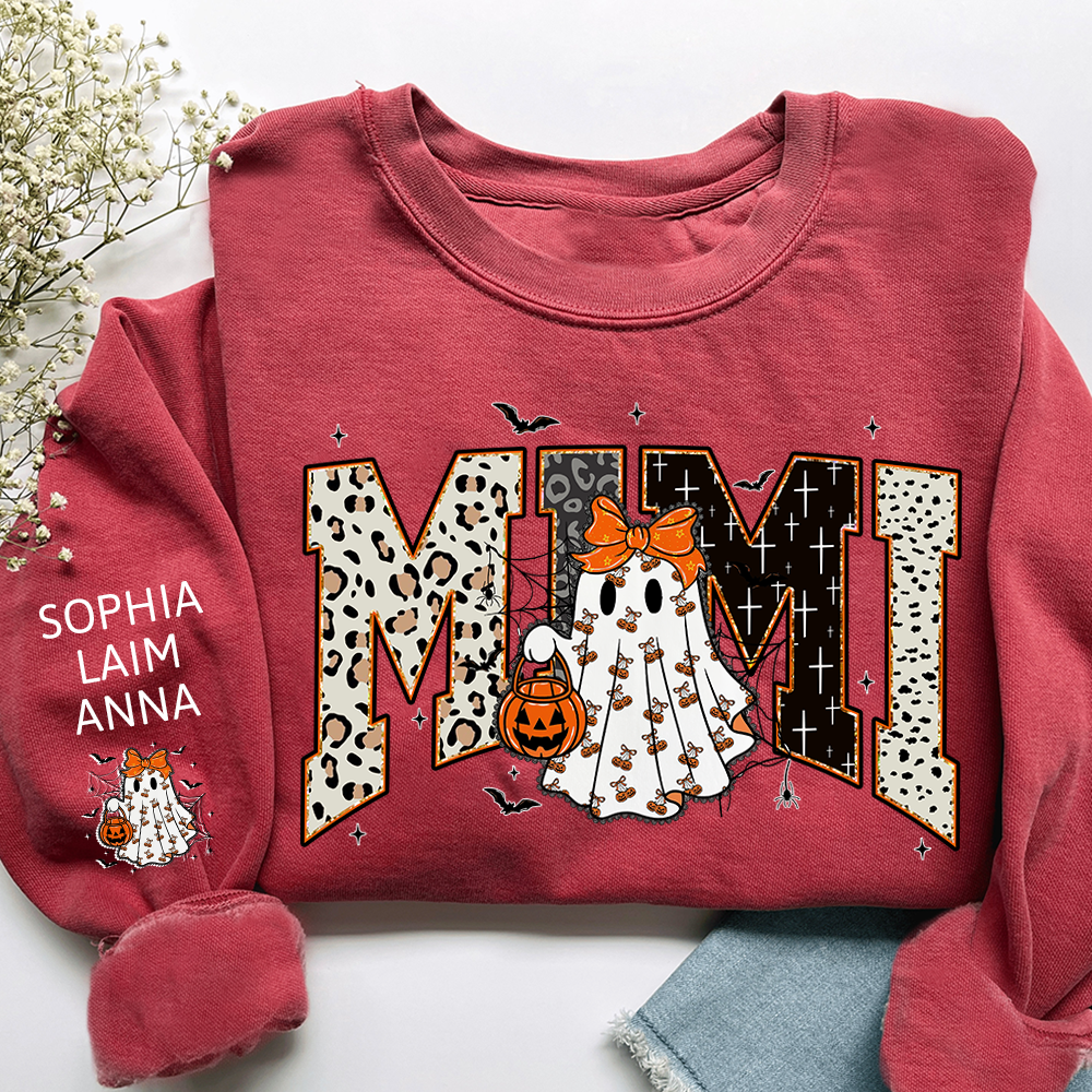 Bible Style Design, Custom Halloween Gift For Mimi And Her Grandchildren
