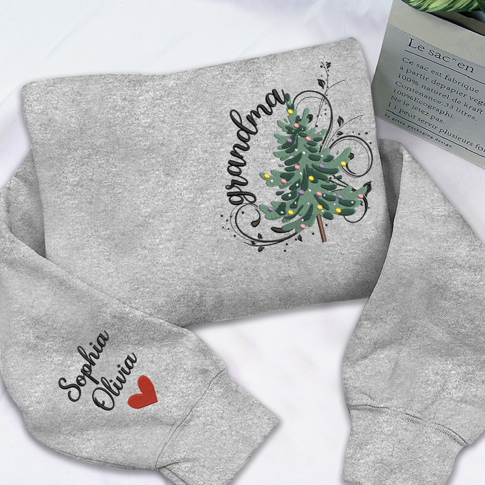 Christmas Gnome Embroidery For Gift Grandma And Kids