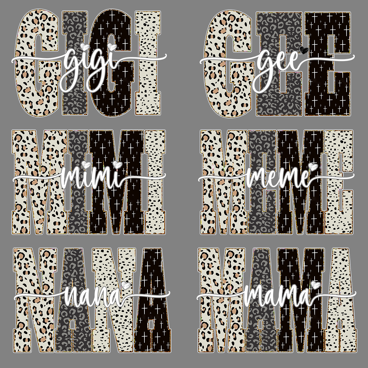 Bible Style Design, Custom Gift For Gigi And Her Grandchildren