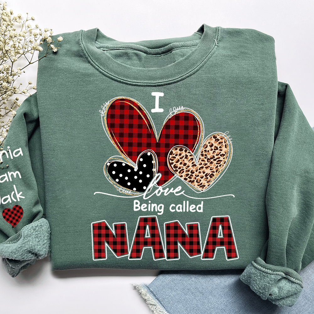 Custom I Love Being Called Mimi Sweatshirt, Grandma Shirt with Kids Names, Mother's Day Gift for Grandma
