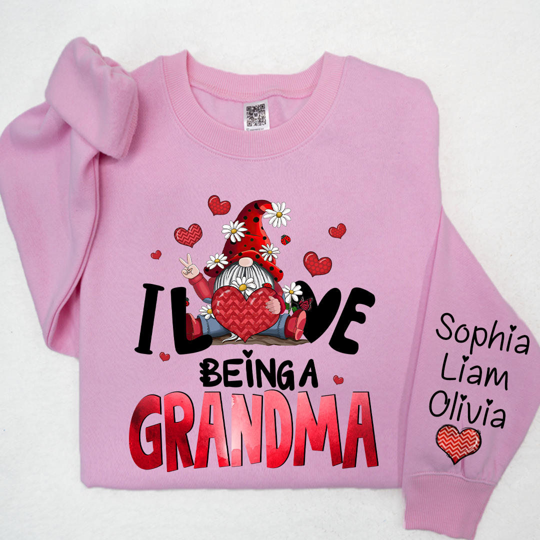 Valentine I Love Being A Grandma And Kids LTP01