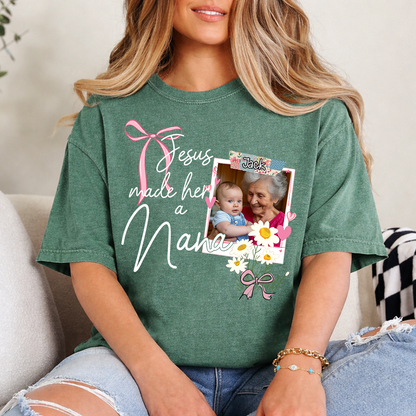 Custom Mother's Day Design With Jesus, Grandma Sowing Seeds Of Love As A Gift For Nana And The Children