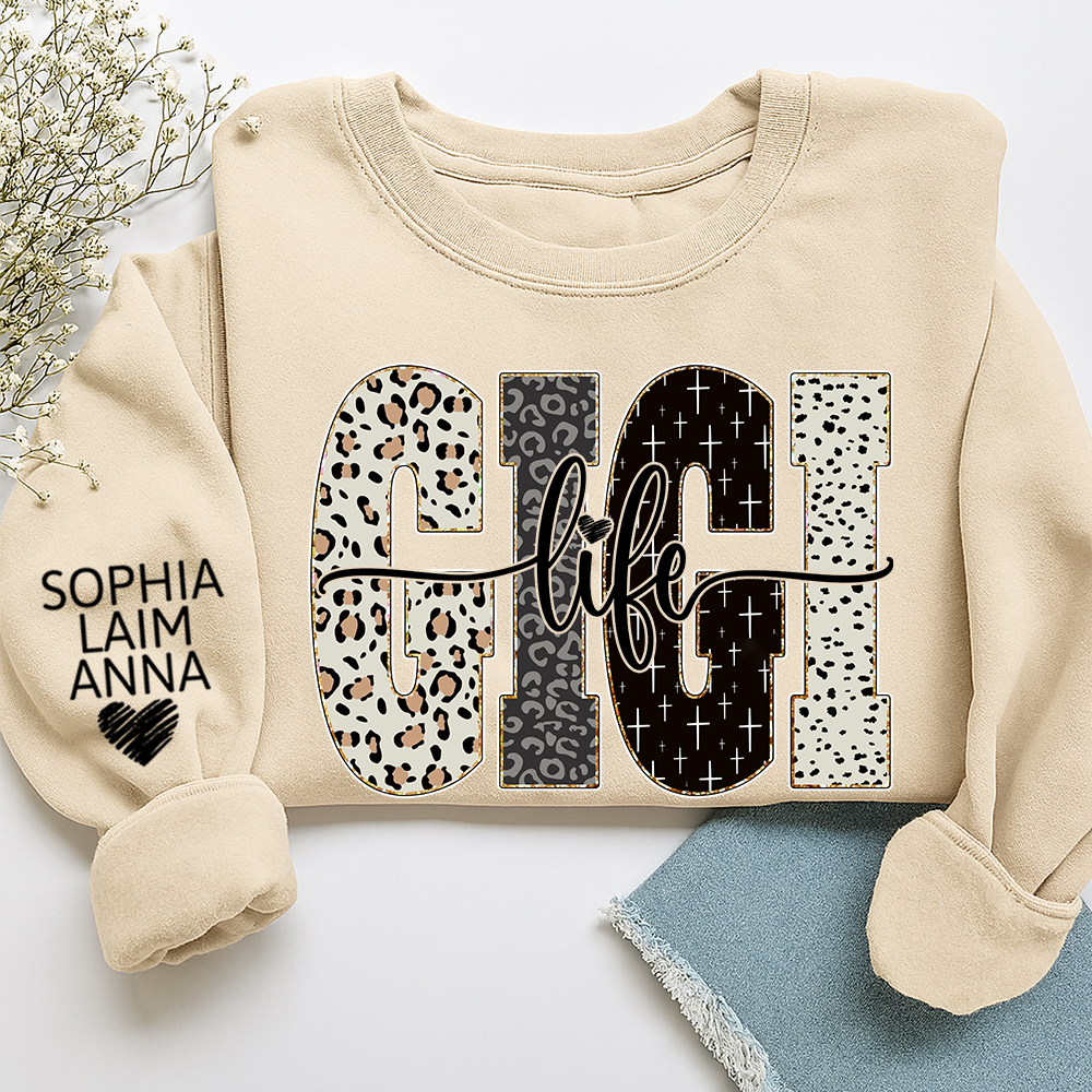 Custom Gigi Life Leopard Bible Style Design, Custom Gift For Gigi And Her Grandchildren