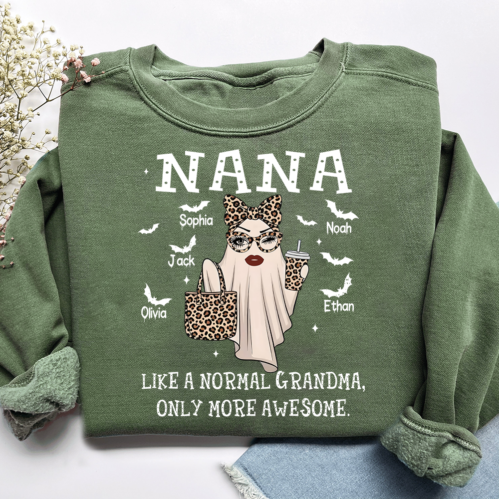 Nana Like A Normal Grandma Only More Awesome, Customized Gifts for Grandma and Grandchild
