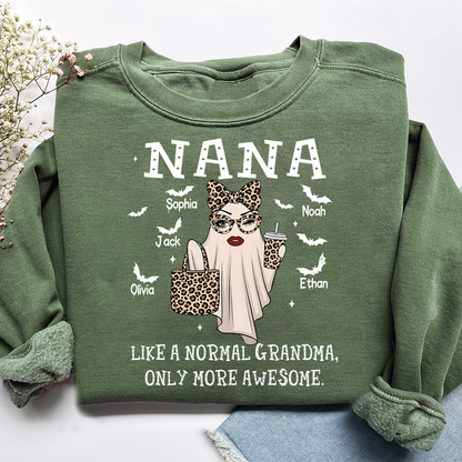 Nana Like A Normal Grandma Only More Awesome, Customized Gifts for Grandma and Grandchild