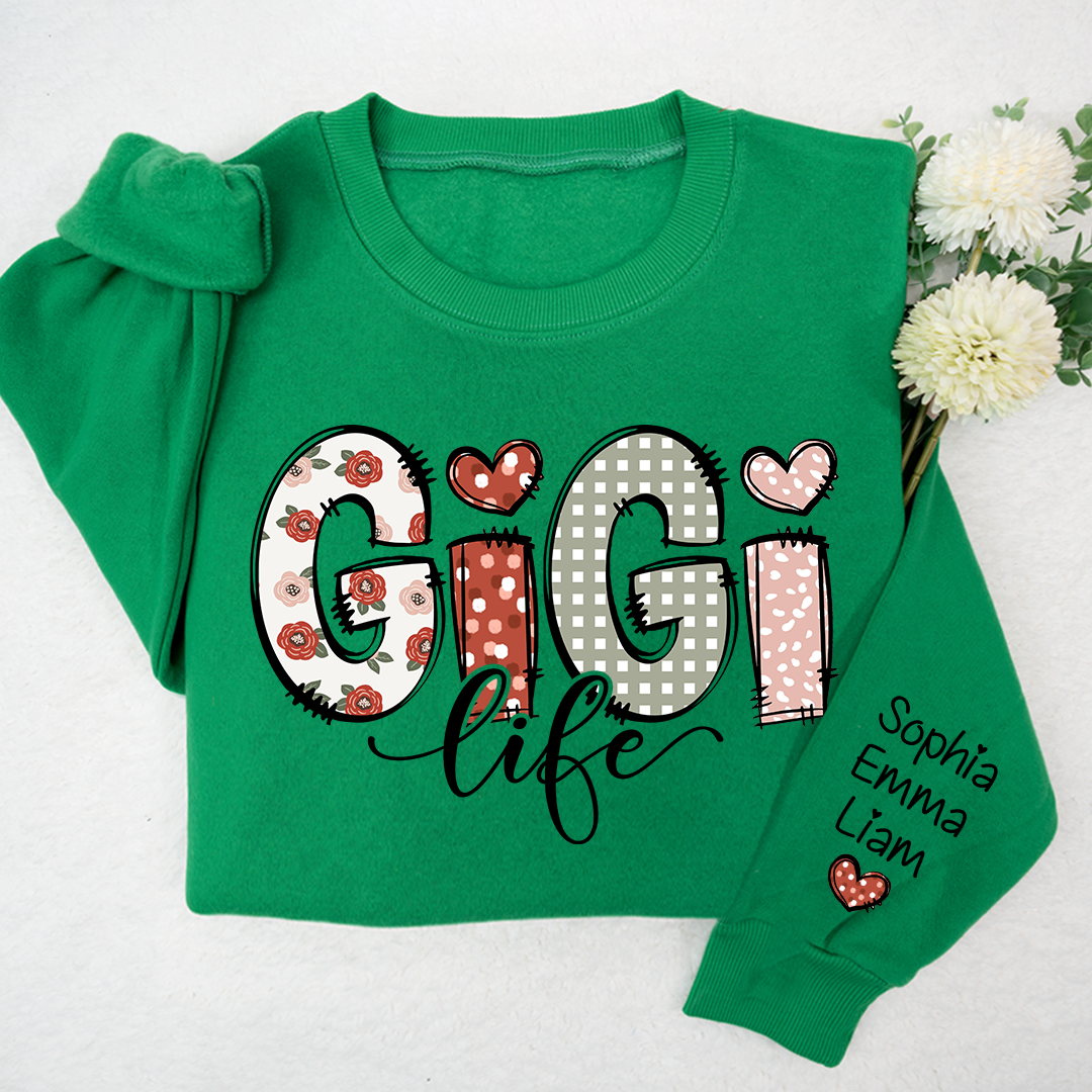 Custom Gigi Life And Grandkids Sweatshirt