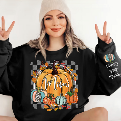 Custom Fall Pumpkin Nicknames for Mimi and Kids