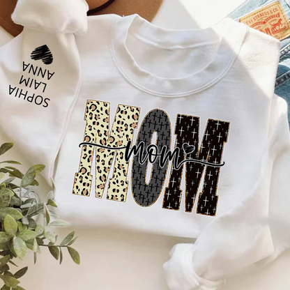Custom Bible Style Mom Sweatshirt – Personalized Gift for Mom, Mama, or Grandma with Grandkids’ Names