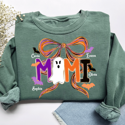 Boo Mimi, Halloween Spooky Coquette For Gift Grandma And Kids