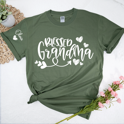Blessed Grandma T-Shirt 2025, For Give Grandma And Kids