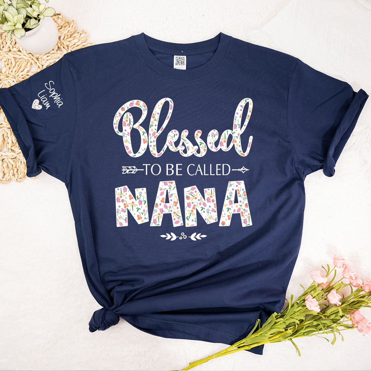 Nana Shirt Blessed To Be Called Nana, Floral Grandma Tee, Meaningful Gift for Nana