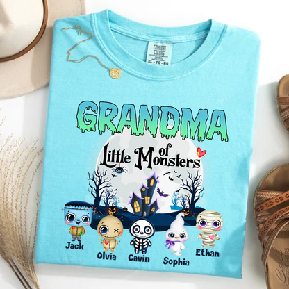 Personalized Custom Grandma Little Of Monsters cute T-Shirt