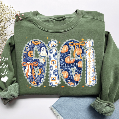 Personalized Fall Pumpkin, Custom Gifts for Gigi and Kids