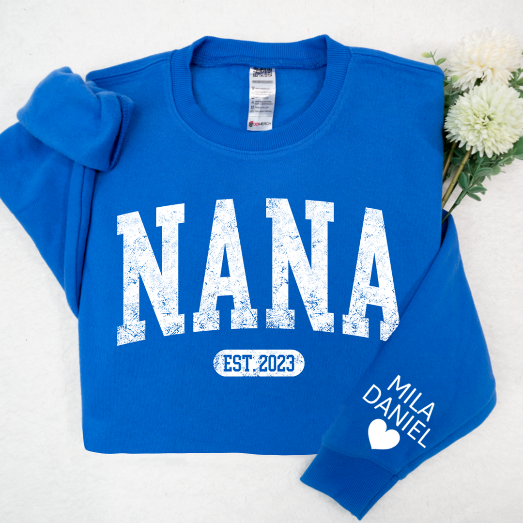 Personalize Nana, Mimi, Grandma And Kids CTH01 Sweatshirt