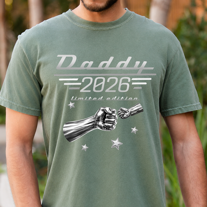 Dad Limited Edition T-Shirt – Personalized Fist Bump Design Gift for Father Papa Birthday Fathers Day