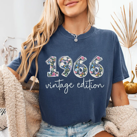 Birthday Mom, Mama, Grandma, 60th Birthday Shirt, 60th birthday gifts for women, 60th Birthday Gift, Vintage 1966  Comfort Colors® T-shirt