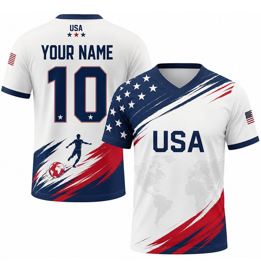 Custom National Soccer Jersey 2026 for Men Women Kids, Personalized Flag Design Name Number Gift for Fans Jerseys V2