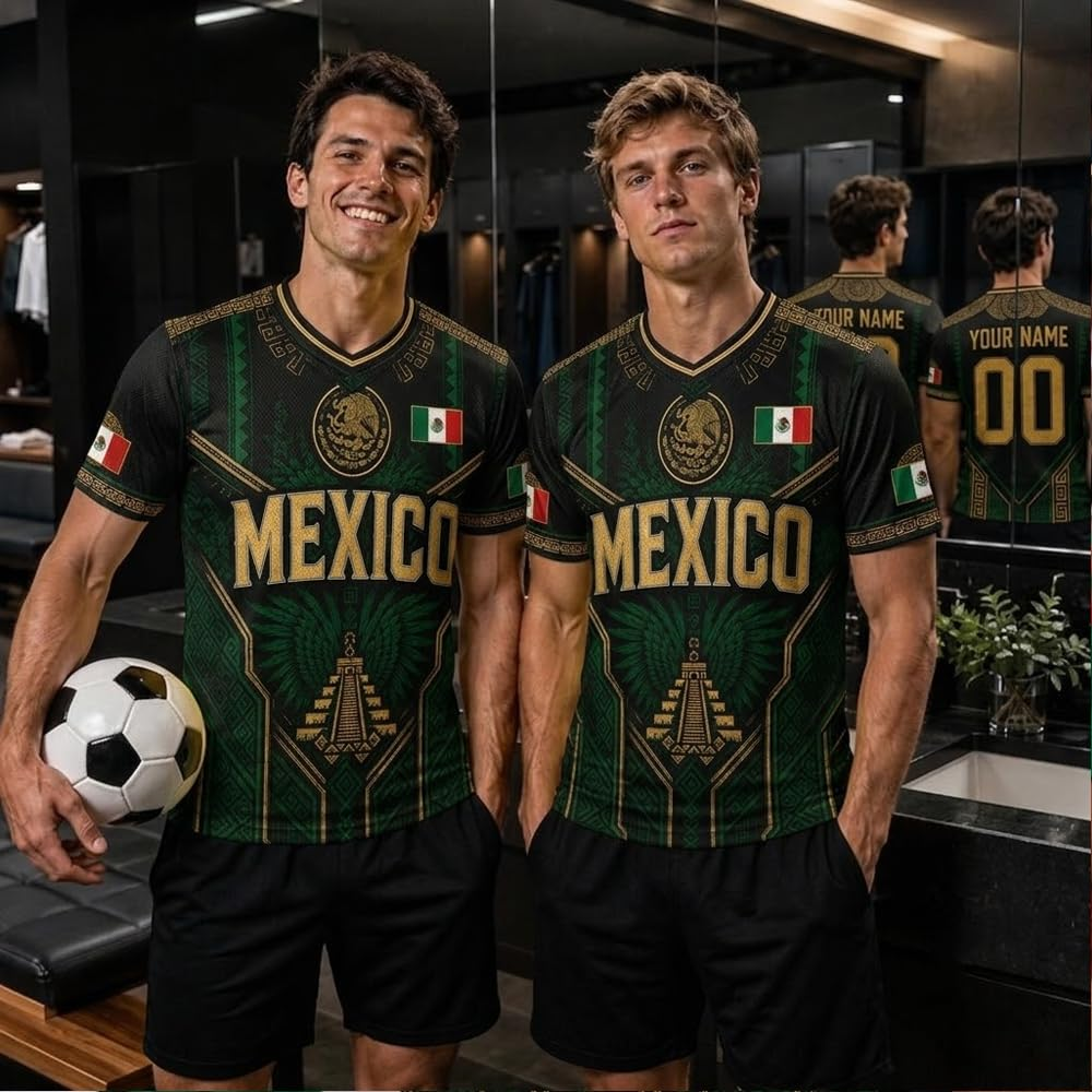 Custom National Soccer Jersey 2026 for Men Women Kids, Personalized Flag Design Name Number Gift for Fans Jerseys V6