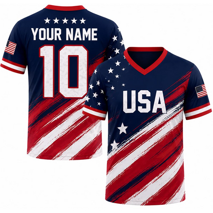 Custom National Soccer Jersey 2026 for Men Women Kids, Personalized Flag Design Name Number Gift for Fans Jerseys V5