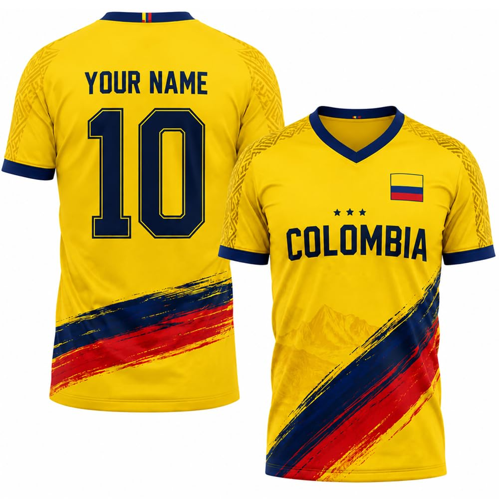 Custom National Soccer Jersey 2026 for Men Women Kids, Personalized Flag Design Name Number Gift for Fans Jerseys V7
