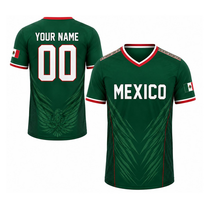Custom Soccer Jersey 2026, Personalized Team Shirt for Men Women Kids, National Country Style Soccer Fan Jersey V3