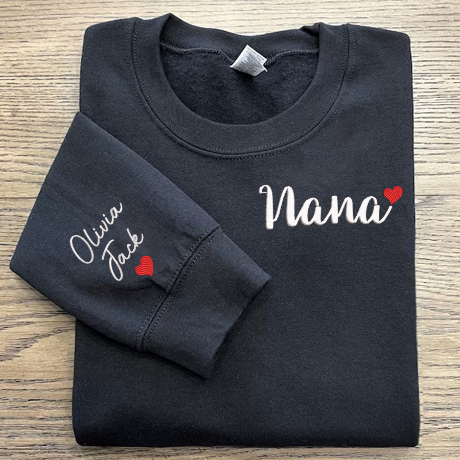 Custom Embroidered Nana Trend Sweatshirt