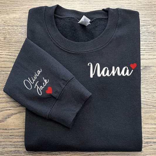 Custom Embroidered Nana Trend Sweatshirt