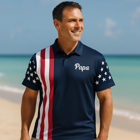 My Favorite People Call Me Papa Polo Shirt, Father's Day Gift For Grandpa